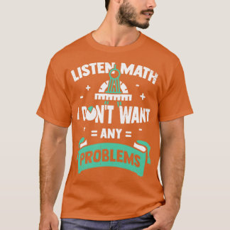 Camiseta Presente de Matemática do Professor de Matemática