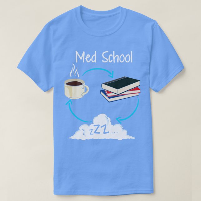 Camiseta Presente de Medicina para Estudante Médico da Facu (Frente do Design)
