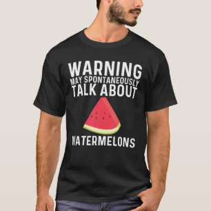 Camiseta Presente De Melancia legal Para Homens, Fruta Verm