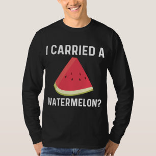Camiseta Presente De Melancia legal Para Homens, Fruta Verm