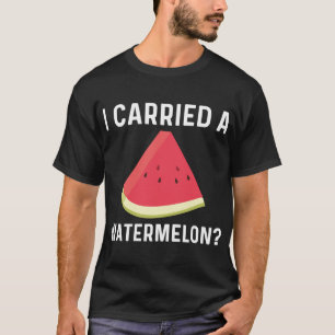 Camiseta Presente De Melancia legal Para Homens, Fruta Verm