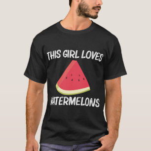 Camiseta Presente De Melancia legal Para Meninas Crianças V