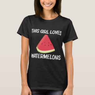 Camiseta Presente De Melancia legal Para Meninas Crianças V