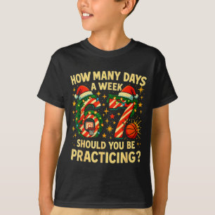 Camiseta Presente de meme engraçado de natal de basquete 67