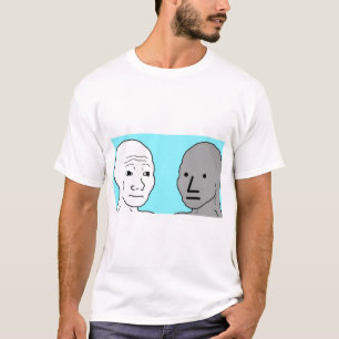 Camiseta Presente de Memória de Caracteres Não Jogadores 