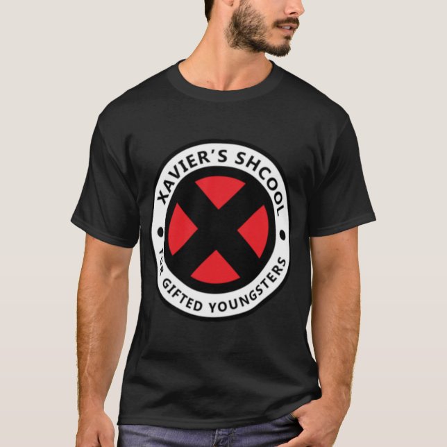 Camiseta Presente de menina da Escola Xaviers retrô (Frente)