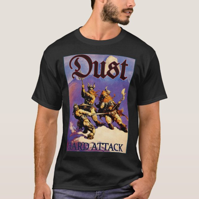 Camiseta Presente de menina de Ataque Difícil de Poeira (Frente)