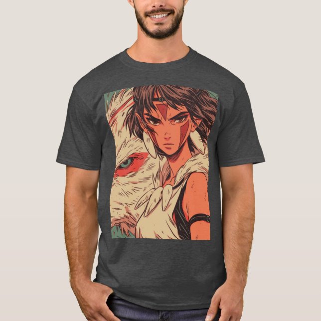 Camiseta Presente de menino estilo desenho antigo Princesa  (Frente)