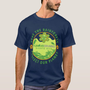 Camiseta Presente de mercadorias de tirolesa de Yunque