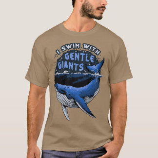 Camiseta Presente de mergulho de baleia para mergulhador