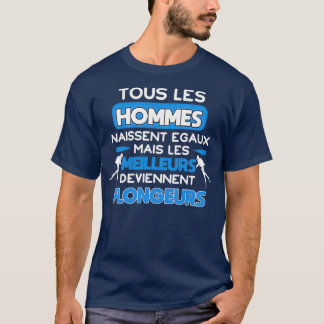 Camiseta Presente de mergulho de humor de mergulho