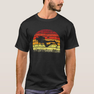 Camiseta Presente de mergulho de Vintage na Retro Vintage S