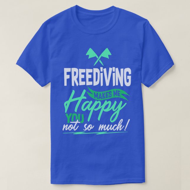 Camiseta Presente de Mergulho Livre (Frente do Design)