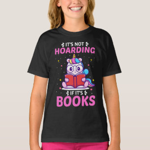 Camiseta Presente de Minhoca de Livro Adorável Unicórnio Pr
