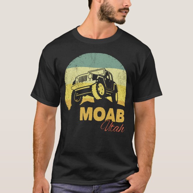 Camiseta Presente de Moab Utah para fora da estrada - Utah  (Frente)