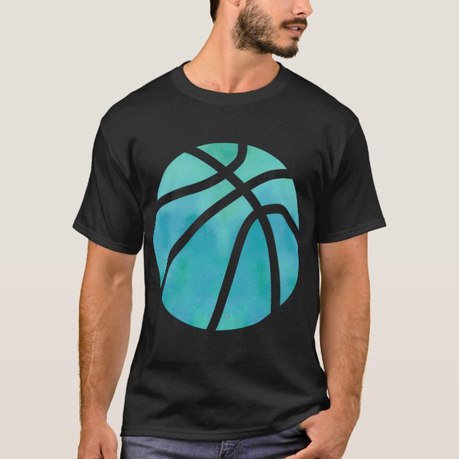 Camiseta Presente De Mola De Teal De Basquete Para Garota (Frente)