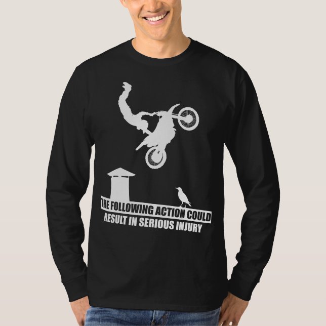 Camiseta Presente De Motociclos De Camada De Camada Esporti (Frente)