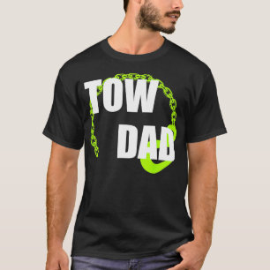 Camiseta presente de motorista de reboque de dia de pai par