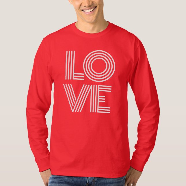 Camiseta Presente De namorados Para Sua Simples Rúvista (Frente)