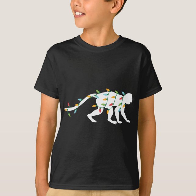 Camiseta Presente de Natal bonito para Amante de os animais (Frente)