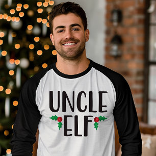 Camiseta Presente de Natal da Família do Tio Elfo