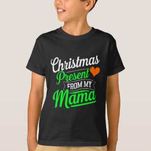 Camiseta Presente de Natal Da Minha Mãe Arte Digital