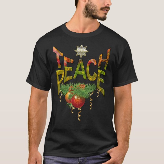 Camiseta Presente de Natal da Paz de Ensino (Frente)
