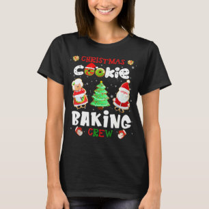 Camiseta Presente de Natal da Tripulação Cookie Baking