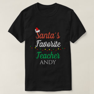 Camiseta Presente de Natal de Agradecimento ao Professor