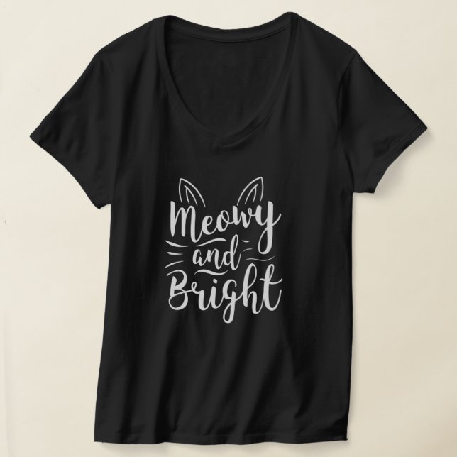 Camiseta Presente de Natal De Amante de os animais De Gato  (Postura )