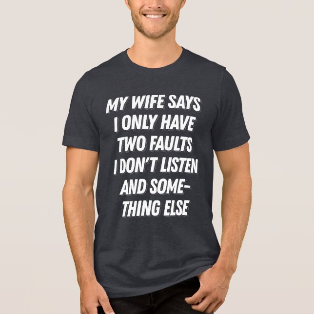 Camiseta Presente de Natal de Aniversário para Marido (Frente)