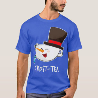 Camiseta Presente de Natal de Tea Design Frost Tea Tea Chri
