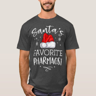 Camiseta Presente de Natal do Farmacêutico Pajama Favorito