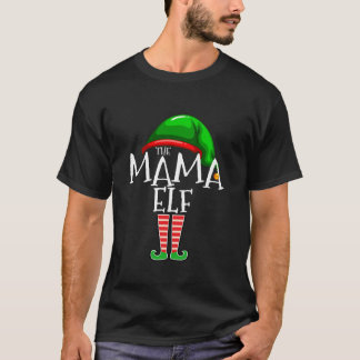 Camiseta Presente de Natal do Grupo Matching Family Elf