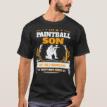 Camiseta Presente de Natal do Paintball Son ou Aniversário<br><div class="desc">Paintball Son Natal Gift ou Birthday Present. Venha comprar camisetas de paintball modernas e confortáveis! Visite-nos agora e descubra algo que é perfeito para você. Não perca!</div>