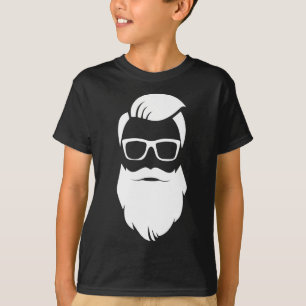 Camiseta Presente de Natal do Papai Noel Hipster de Jolly H