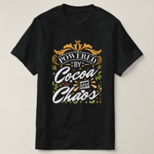 Camiseta Presente de Natal engraçado alimentado por cacau e