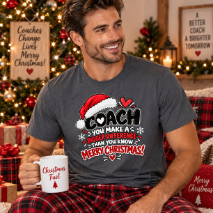 Camiseta Presente de Natal engraçado e sarcástico para trei