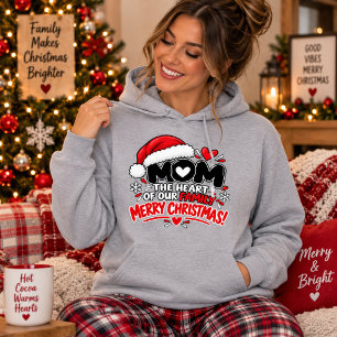 Camiseta Presente de Natal engraçado para a mãe da família