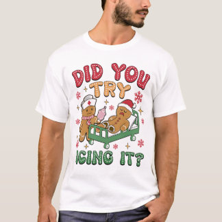 Camiseta Presente de Natal Engraçado para Enfermeira - Ging