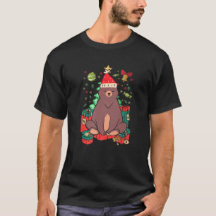 Camiseta Presente de Natal Feio de Pão de Mel com Azevinho