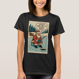 Camiseta Presente de Natal Feio para Pescador de Muskie