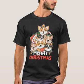 Camiseta presente de Natal Merry Christmasree