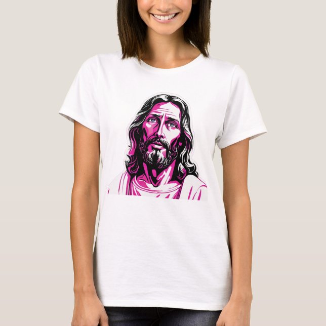 Camiseta Presente de Natal na Páscoa de Páscoa de Jesus Cri (Frente)