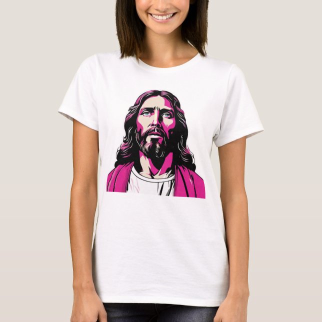 Camiseta Presente de Natal na Páscoa de Páscoa de Jesus Cri (Frente)