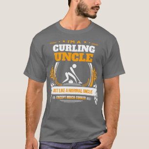 Camiseta Presente de Natal ou Aniversário do Tio Curling