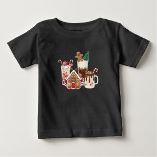 Camiseta Presente de Natal para Amante de Café de Pão de Me