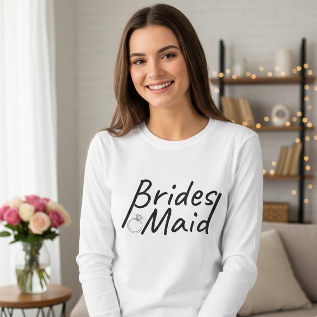 Camiseta Presente de Noiva da Mamãe Piada Mãe da Noiva Casa (Bride Gift from Mom Funny Mother of the Bride Wedding T-Shirt )