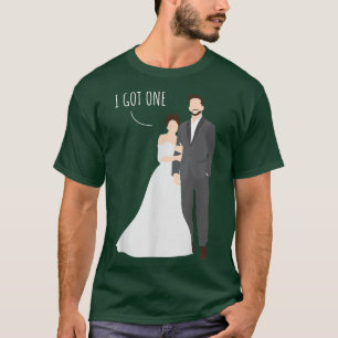Camiseta Presente de noiva do Casal de casamento
