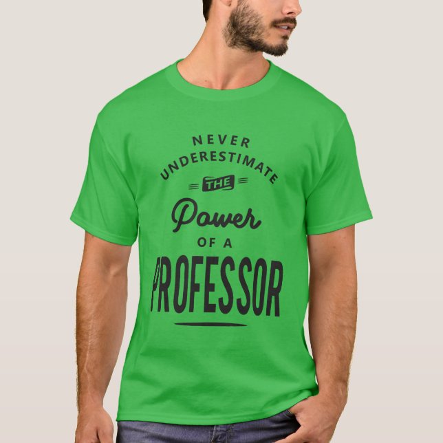 Camiseta Presente de ocupação de emprego engraçado de profe (Frente)